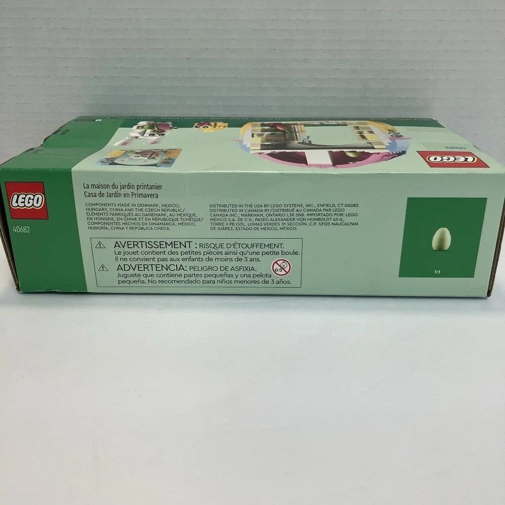 LEGO Spring Garden House Set Easter Bunny 40682 Shipped In a‎ Bubble Mailer